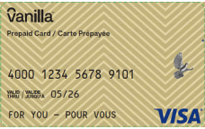 Купить Vanilla Prepaid Карту в Канаде